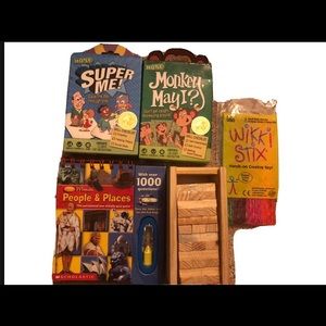 Wikki Stix, Super Me, Monkey May I, Trivia & Jenga